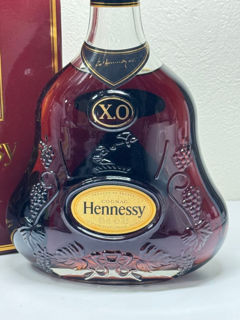 Hennessy XO コニャック 700ml 金キャップ　グリーンボトル