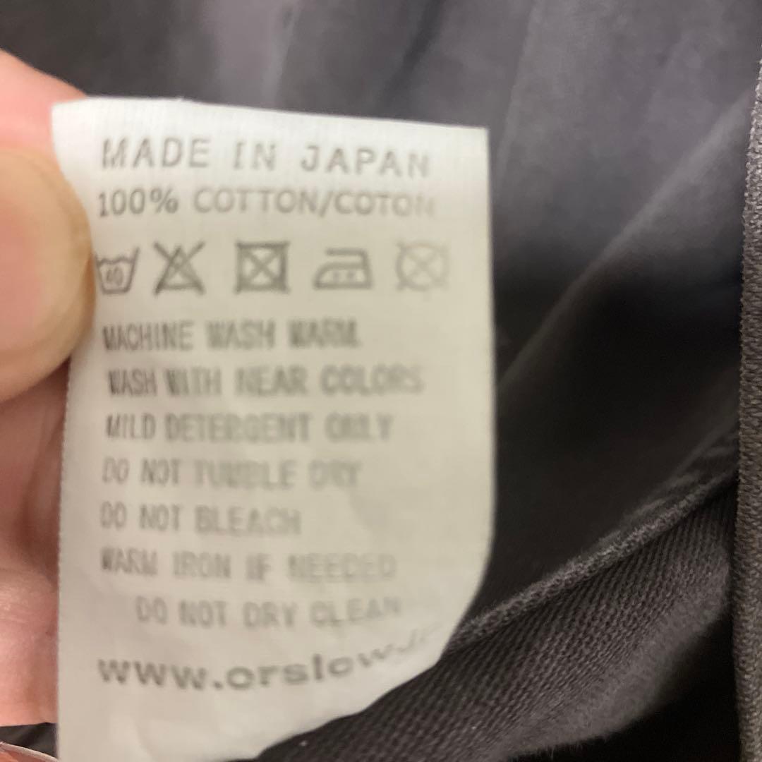 ofSlow ダークグレー ミリタリージャケット