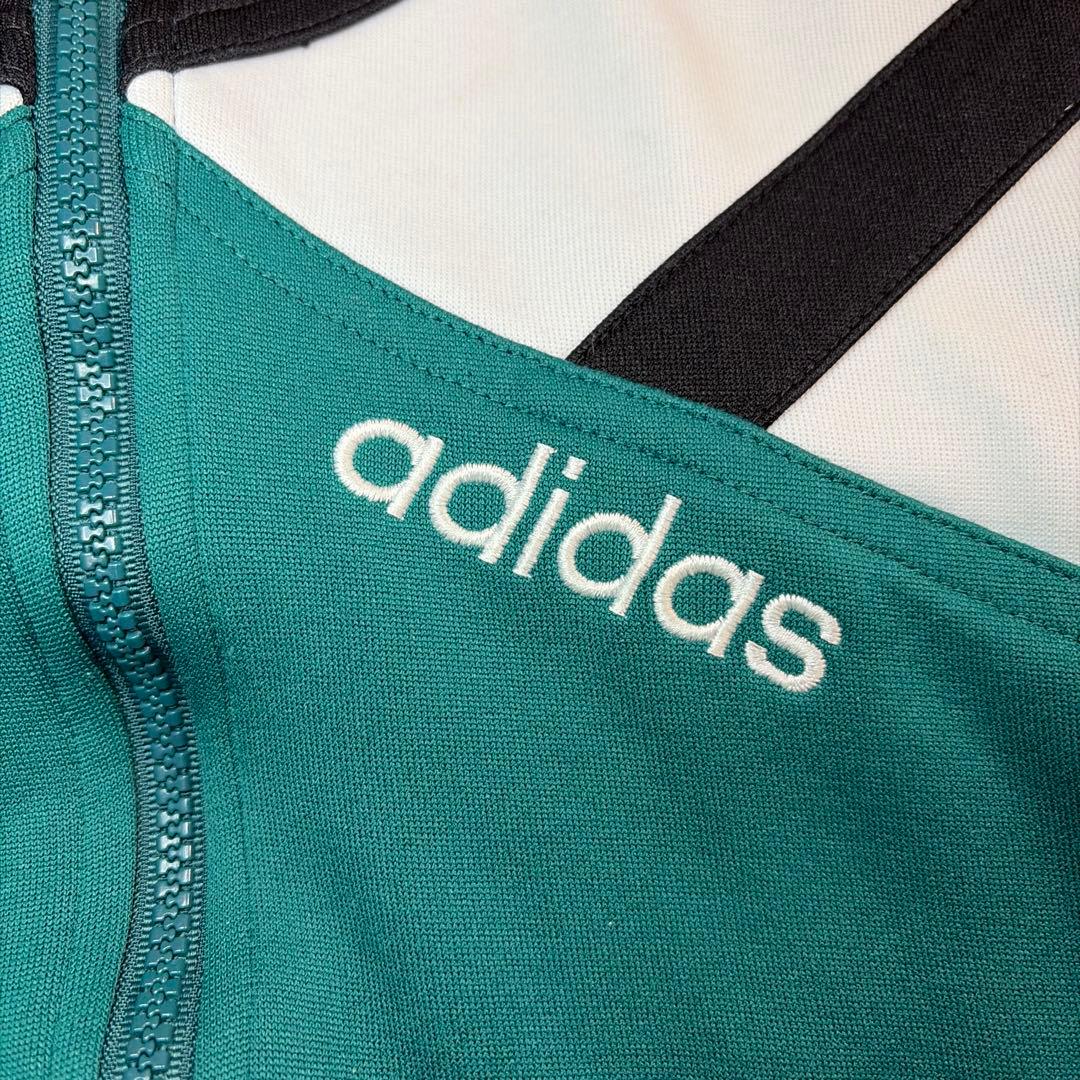 アディダス　ジャージトラックジャケット　ヴィンテージ　ラグランスリーブ　USL