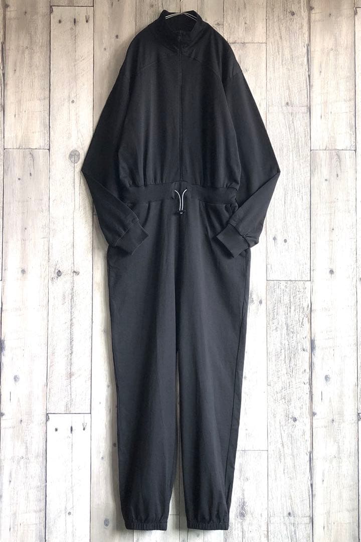 未使用　ZARA ザラ　オールインワン　つなぎ　ツナキ　ジャンプスーツ　黒　切替