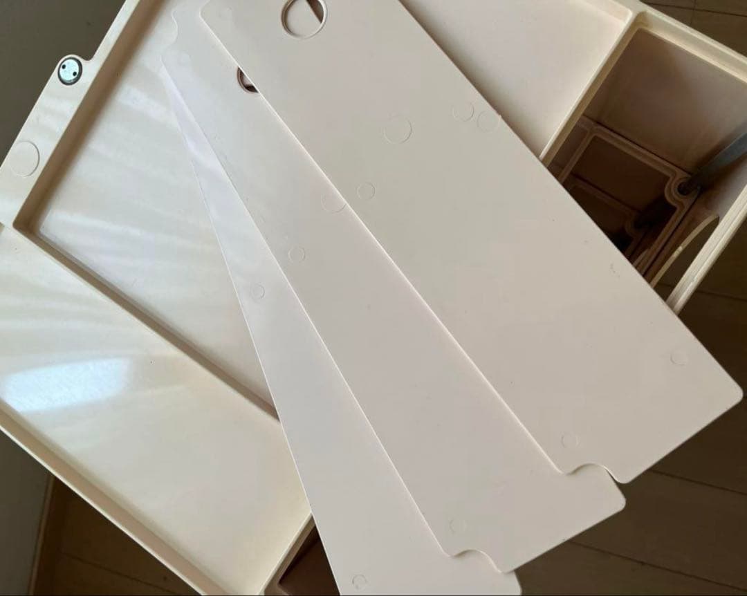 ボビーワゴン　3段3トレー　ピンク