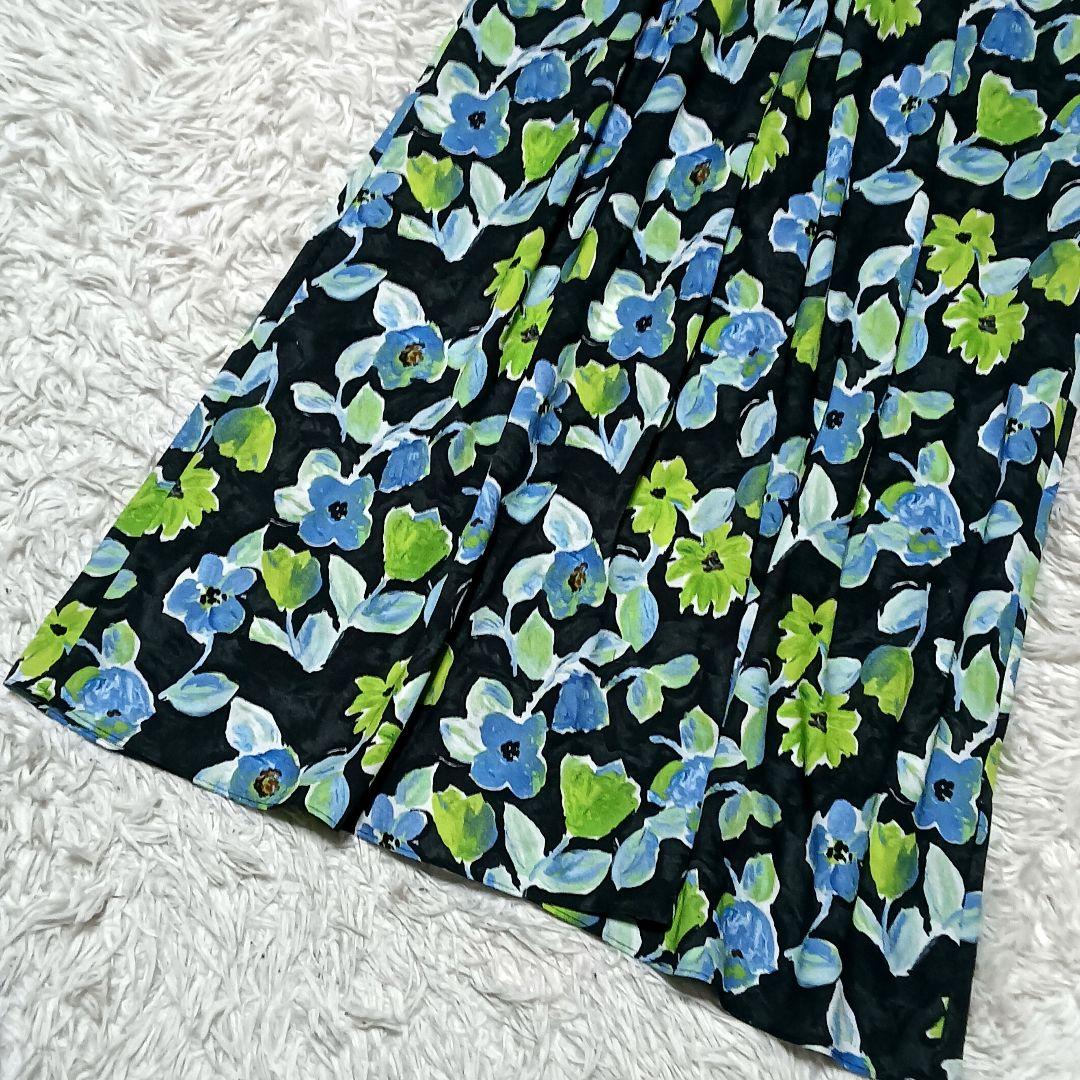 ボールジィ　スプリングフラワープリントドロストギャザーワンピース　25AW完売品