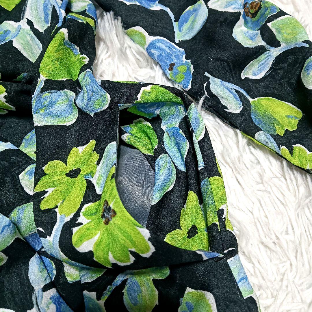 ボールジィ　スプリングフラワープリントドロストギャザーワンピース　25AW完売品