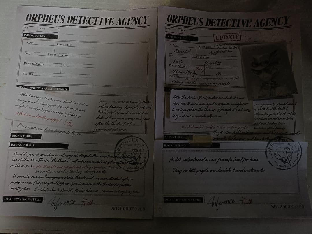 第五人格オフラインパック7周年豪華版の漫画＆設定資料