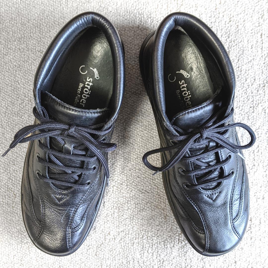 超美品♪ strober ストロバー コンフォート レザーシューズ