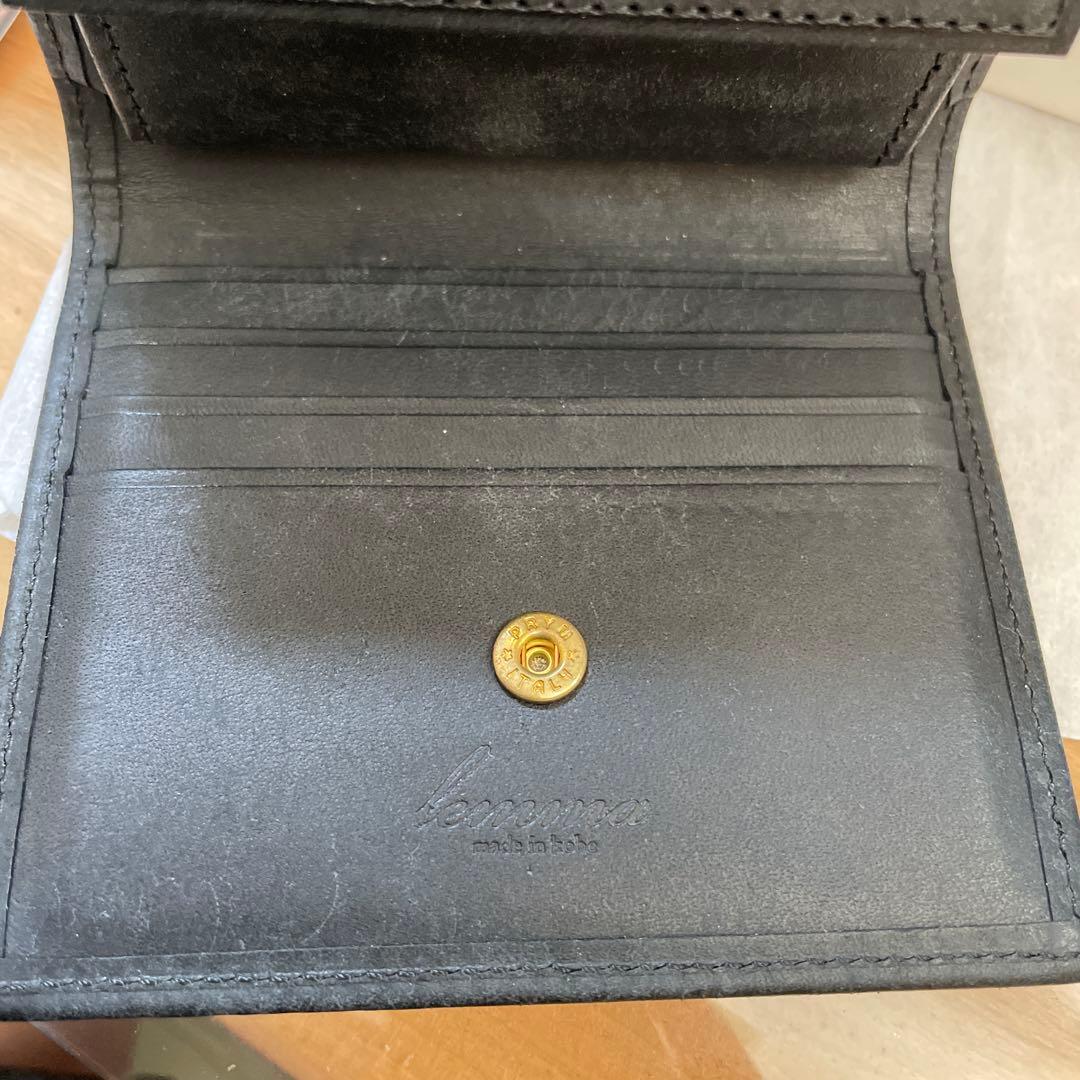 試し入れのみ　レンマ　マリスコ　二つ折り財布 ブラック