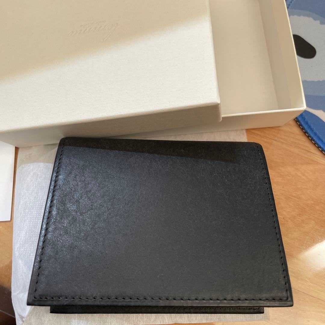 試し入れのみ　レンマ　マリスコ　二つ折り財布 ブラック