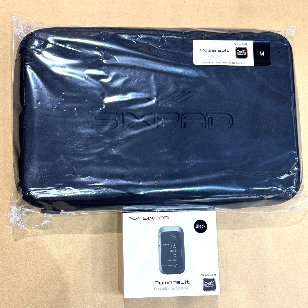 新品　SIXPAD シックスパッド パワースーツコアベルト ブラック Mサイズ