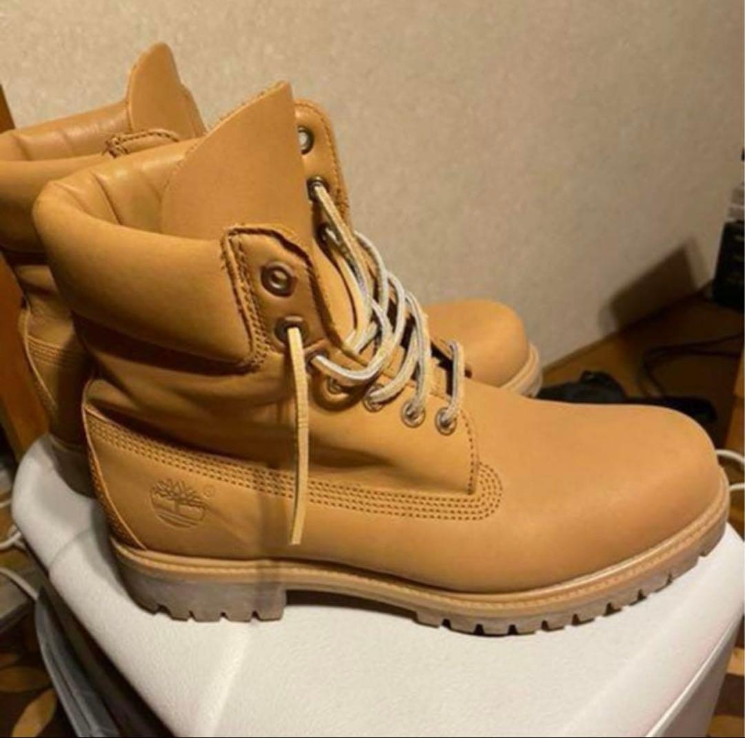 u*1様 ティンバーランドブーツ Timberland ベージュ 防水 レザー