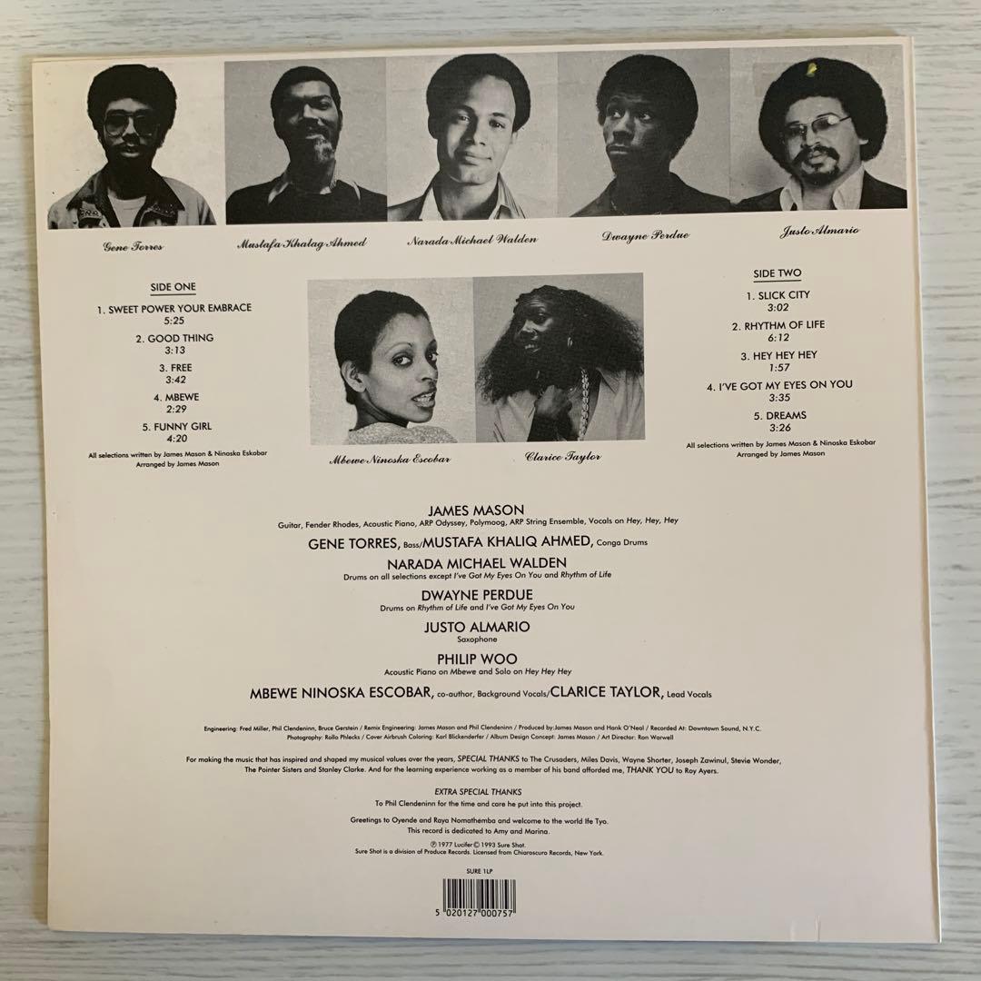 アナログLP James Mason/Rhythm Of Life