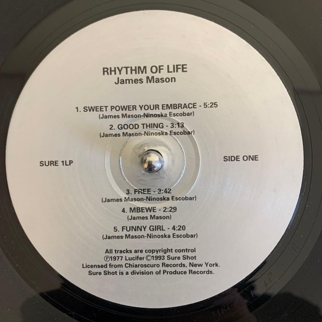 アナログLP James Mason/Rhythm Of Life