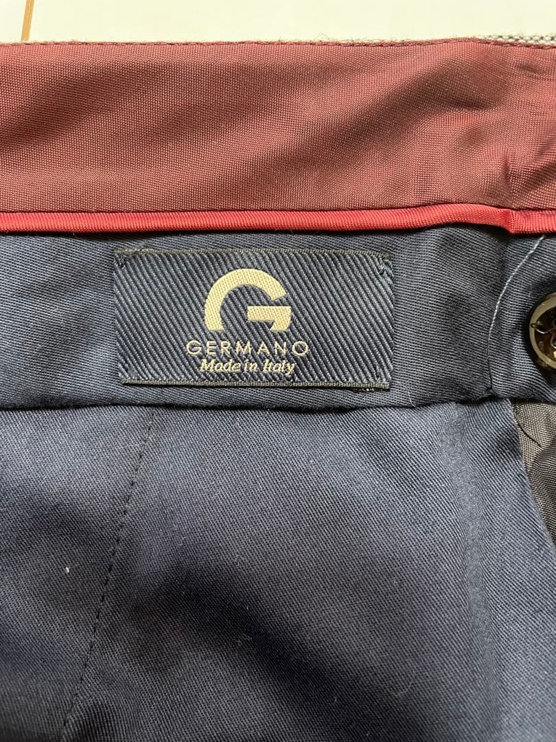 GERMANO ツイードパンツ　グレー　50