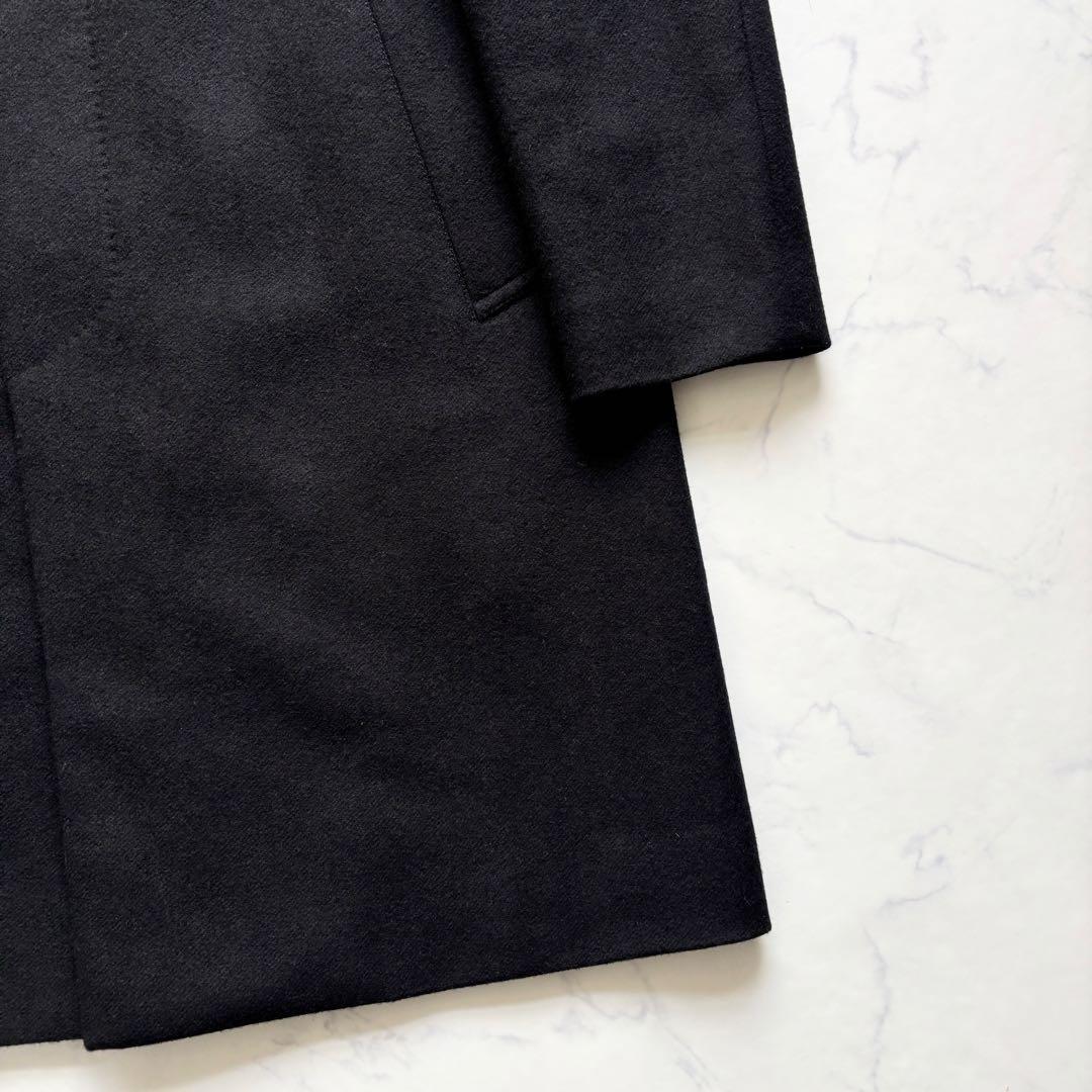 美品 マッキントッシュ 現行 ウェリントン ショートビーバー カシミヤ 黒 38