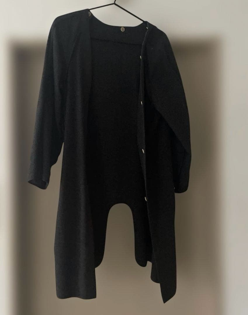 ベージュ トレンチコート ボタン留め ベルト付き