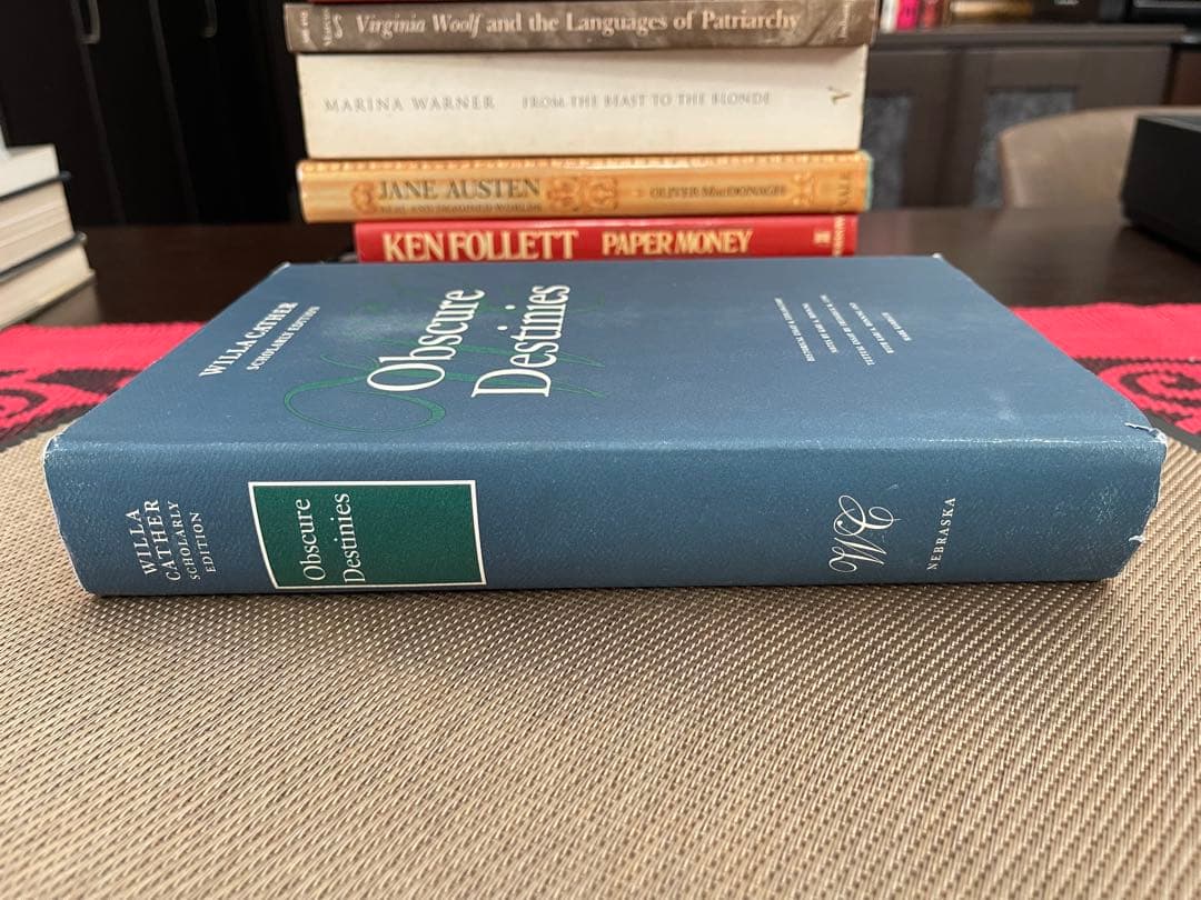 洋書 Willa Cather Obscure Destinies