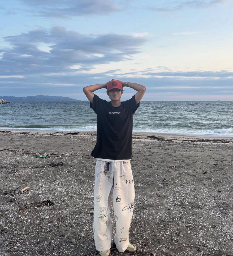 パンツ Knuth Marf high waist tattoo pants