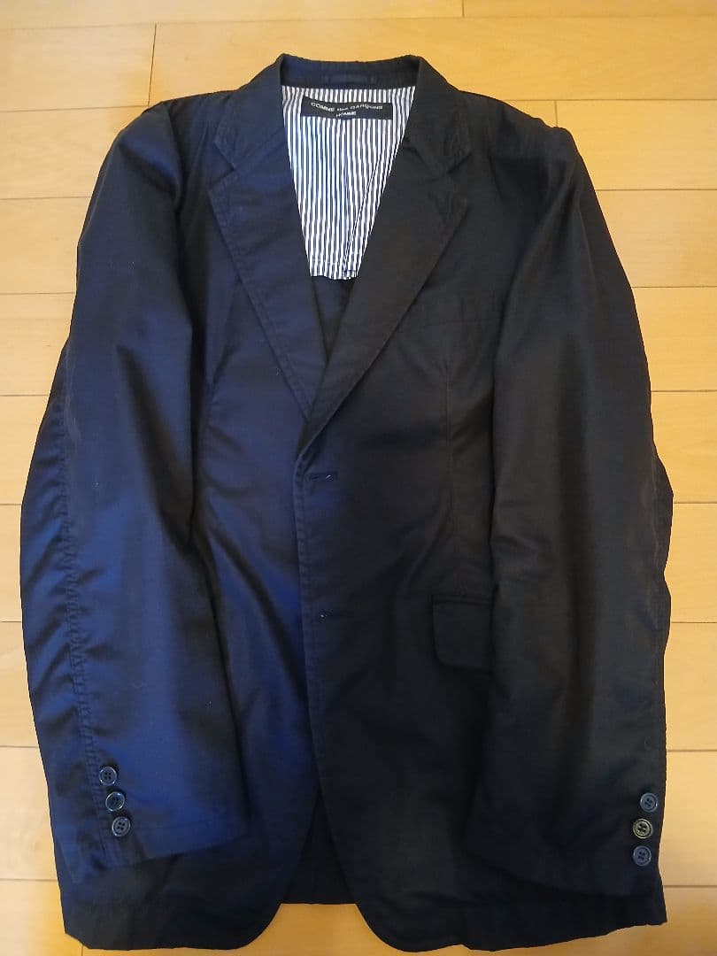 COMME des GARCONS ネイビージャケット 2ボタン Lサイズ