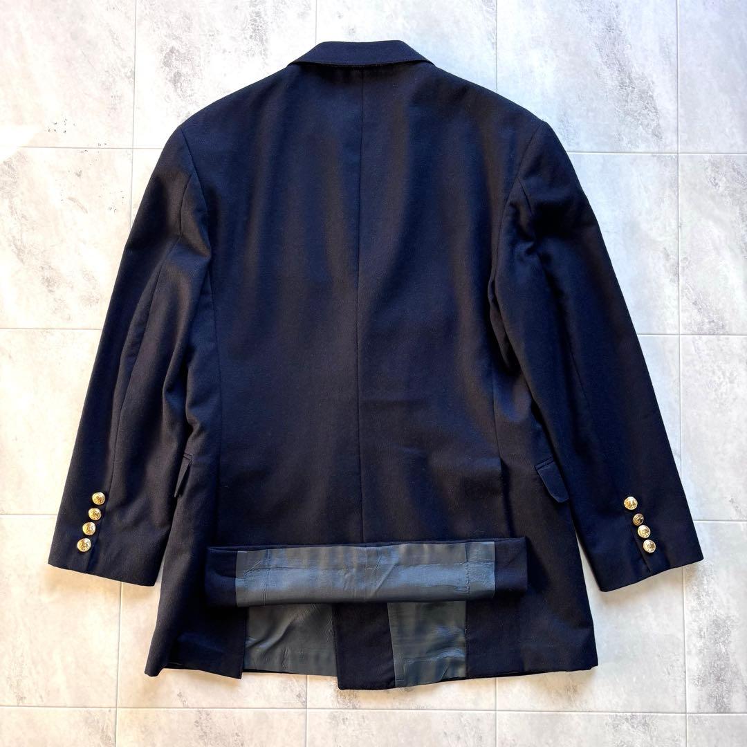 り*い様 【USA製】ポロバイラルフローレン 紺ブレ テーラードジャケット 金ボ