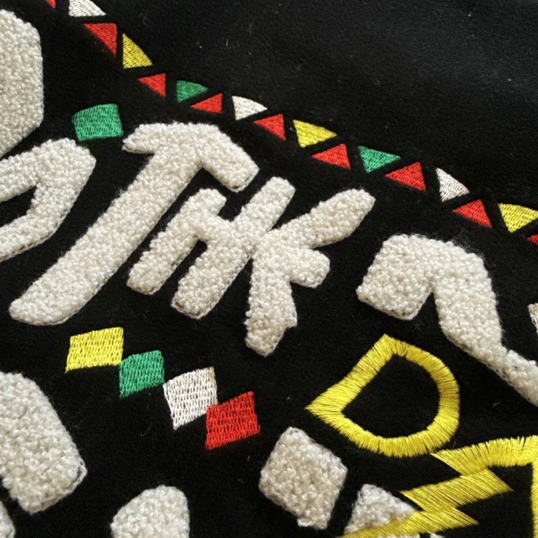 INTERBREED NFL リーダーズ 豪華装飾 牛革 袖レザー スタジャン