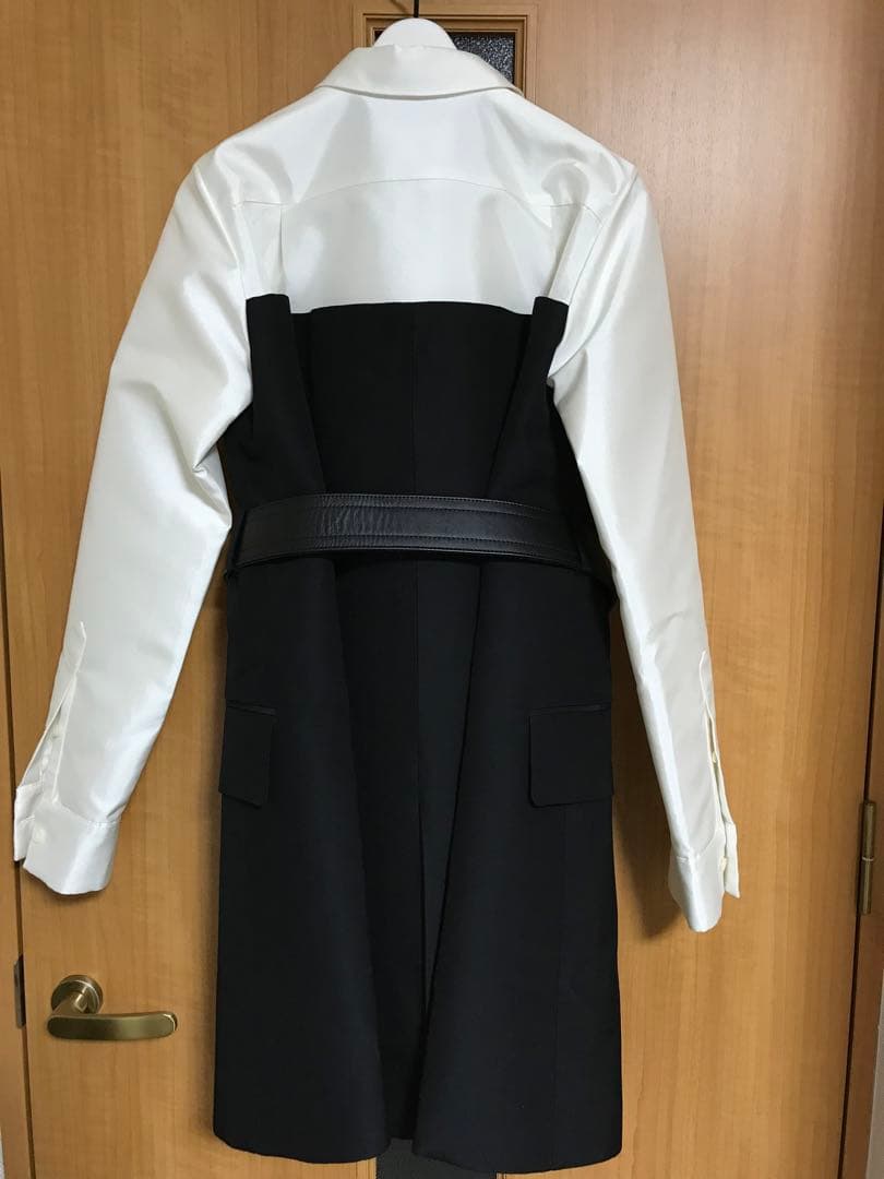 最終お値下美品sacai 22AW ジャケットドッキングブラウス 　ドレス