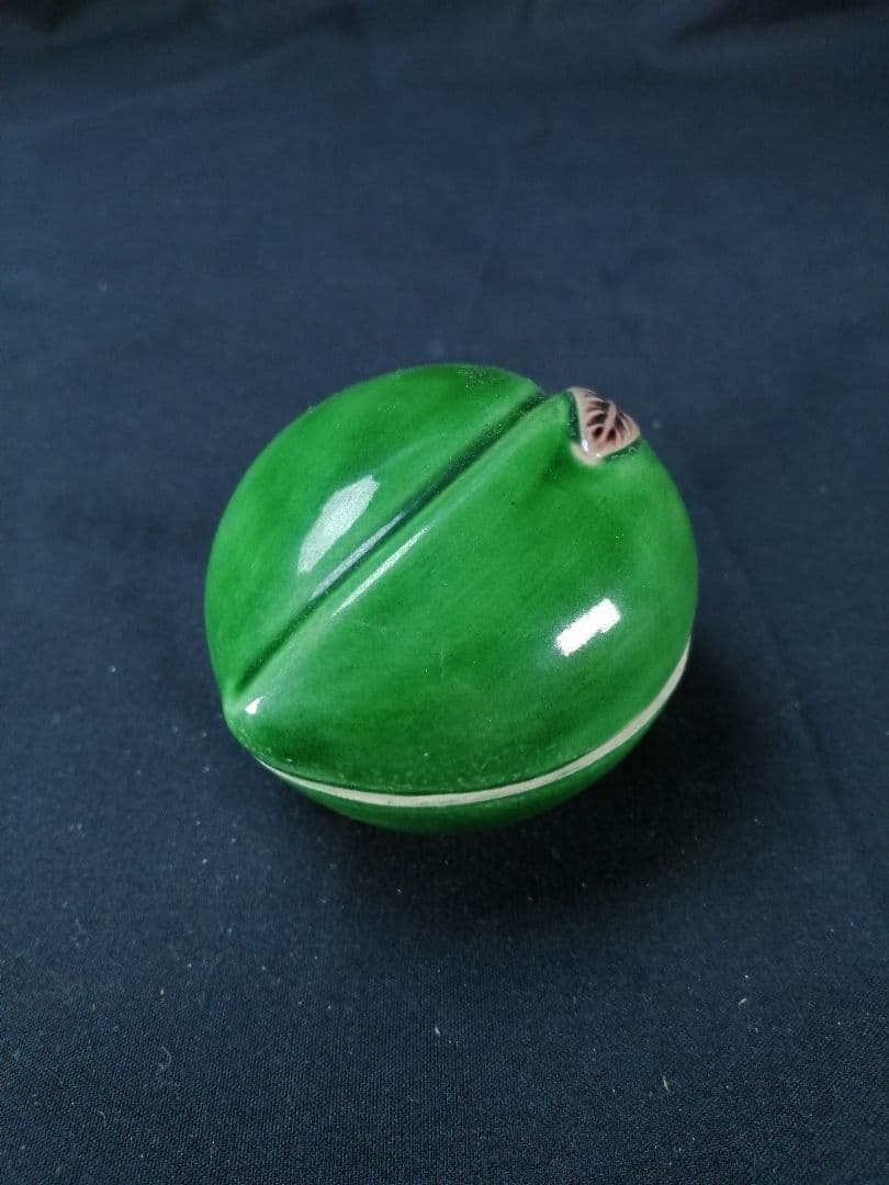 【茶道具】三浦竹軒造　桃香合　香合316