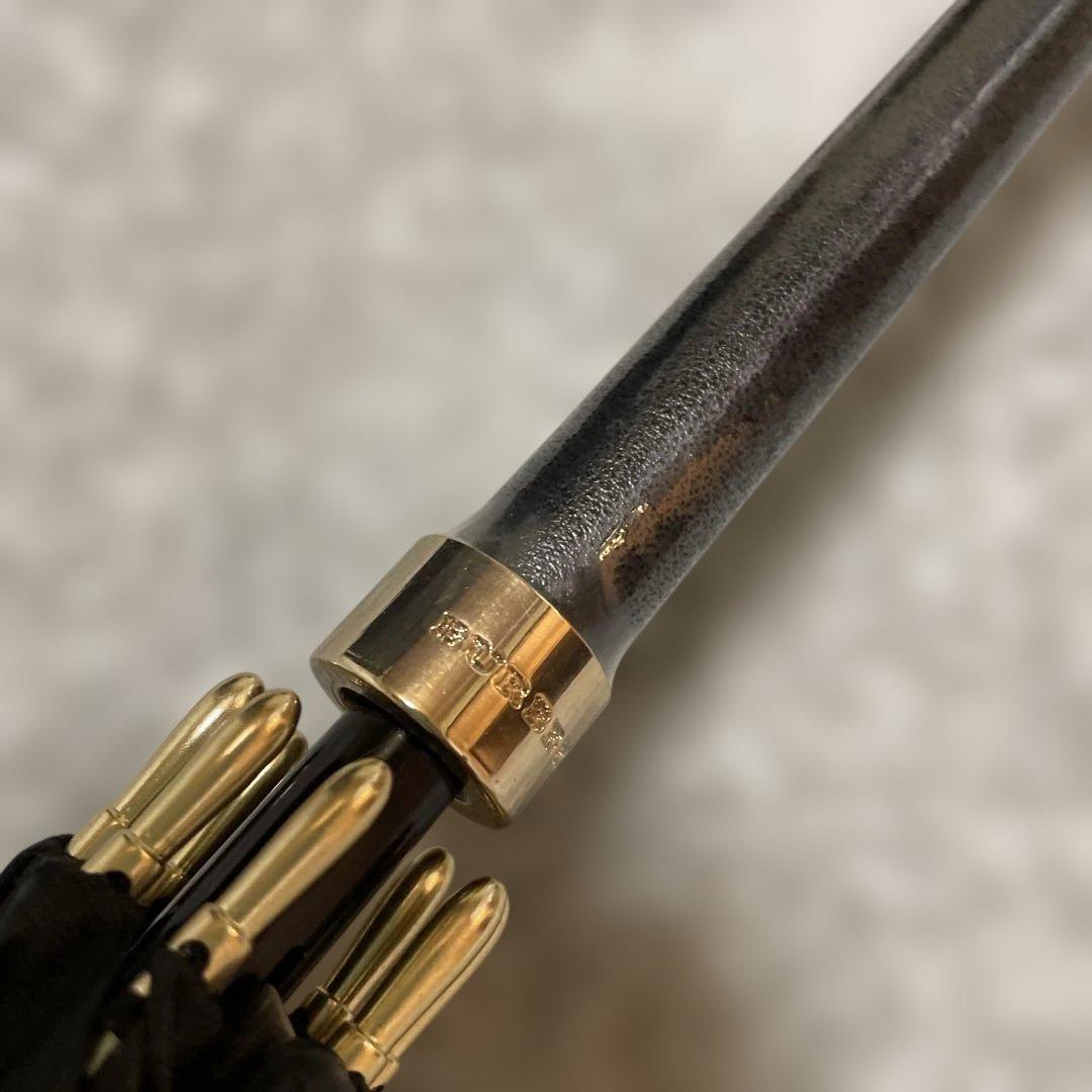 BURBERRYバーバリー✳︎ブラック チェック柄 長傘　　新品未使用　タグ付き