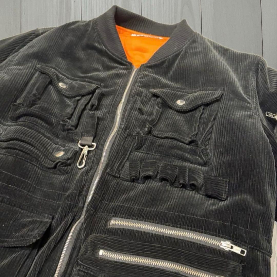 TTT_MSW コーデュロイ MA-1ジャケット