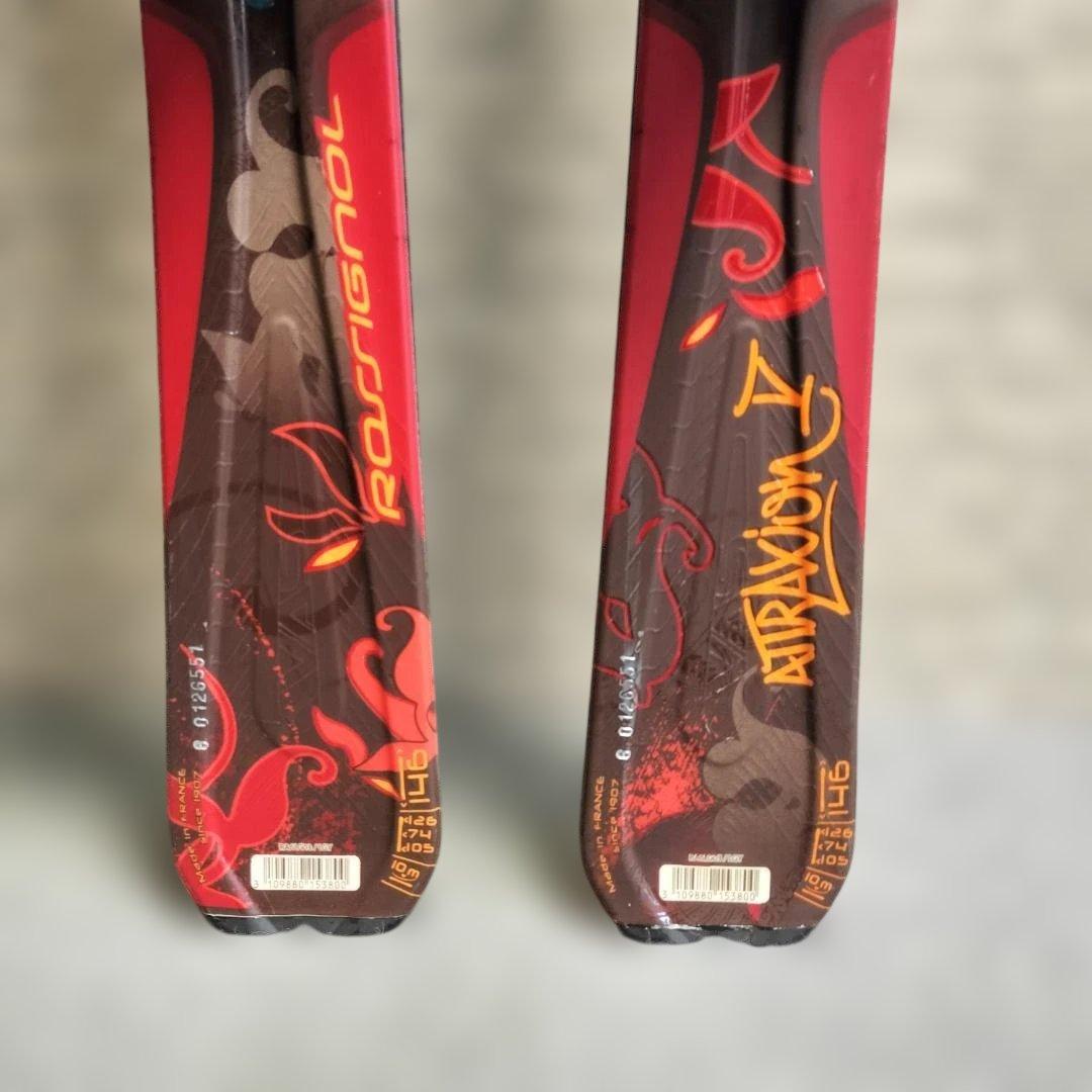 【美品】ROSSIGNOL ヴィンテージ スキーセット 146cm バッグ付