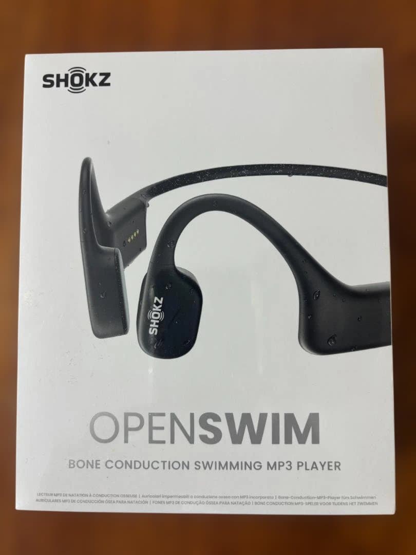 【未開封】SHOKZ OPEN SWIM 水泳用音楽プレイヤー内蔵骨伝導イヤホン