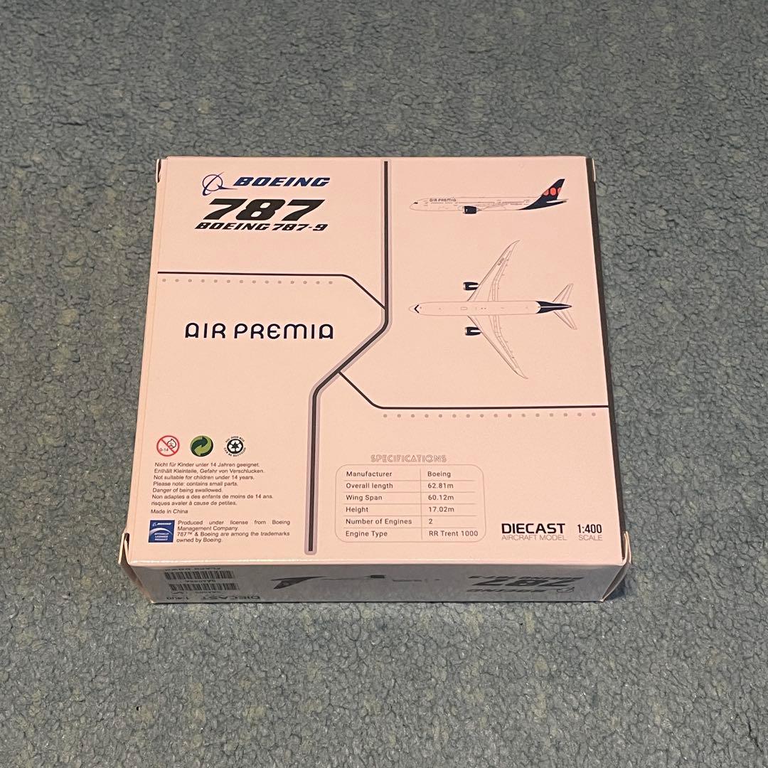 AIR PREMIA 787-9 エアプレミア 韓国LCC 1:400 jc