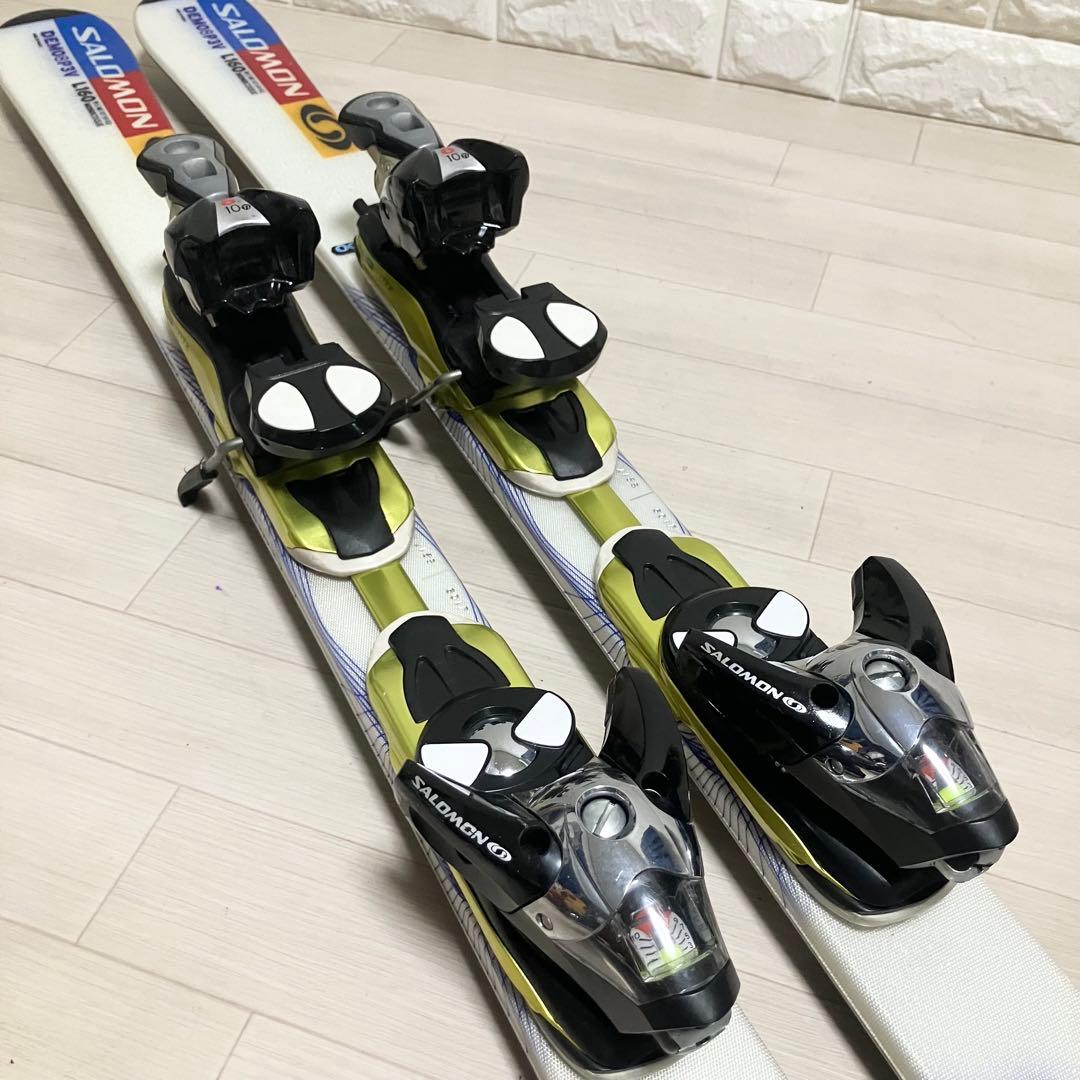 【良品】SALOMON DEMO8P3サロモン スキー160/ケース.ストック付