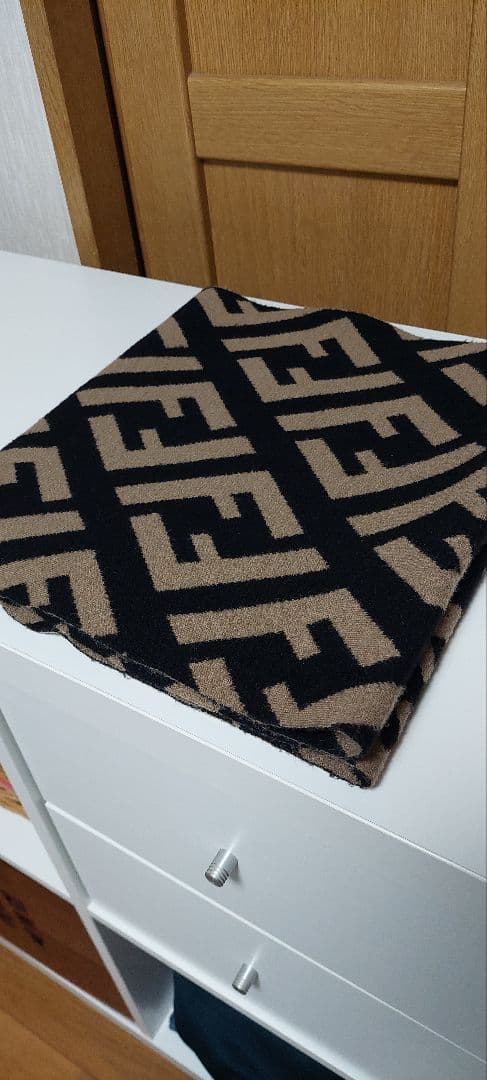 FENDI ウール混紡 ロングスカーフ
