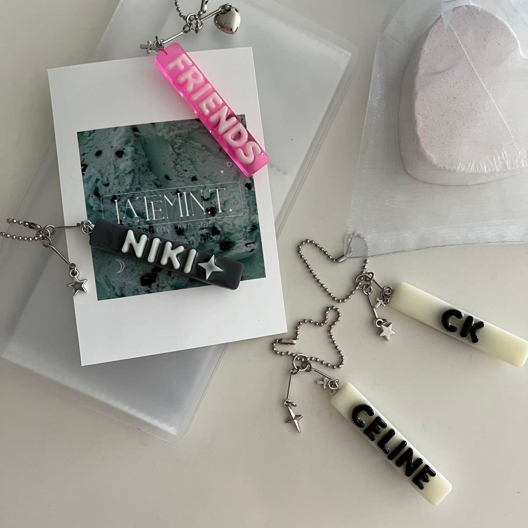 オーダー　ミニタグ　名前入れ　文字入れ　タグ　NCT チソンくん　ペンライト