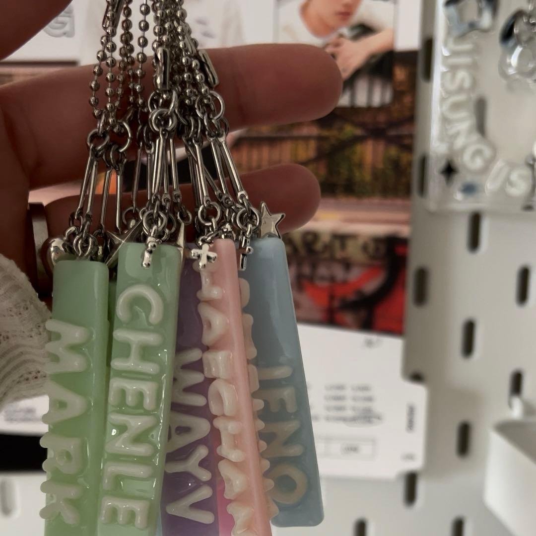 オーダー　ミニタグ　名前入れ　文字入れ　タグ　NCT チソンくん　ペンライト