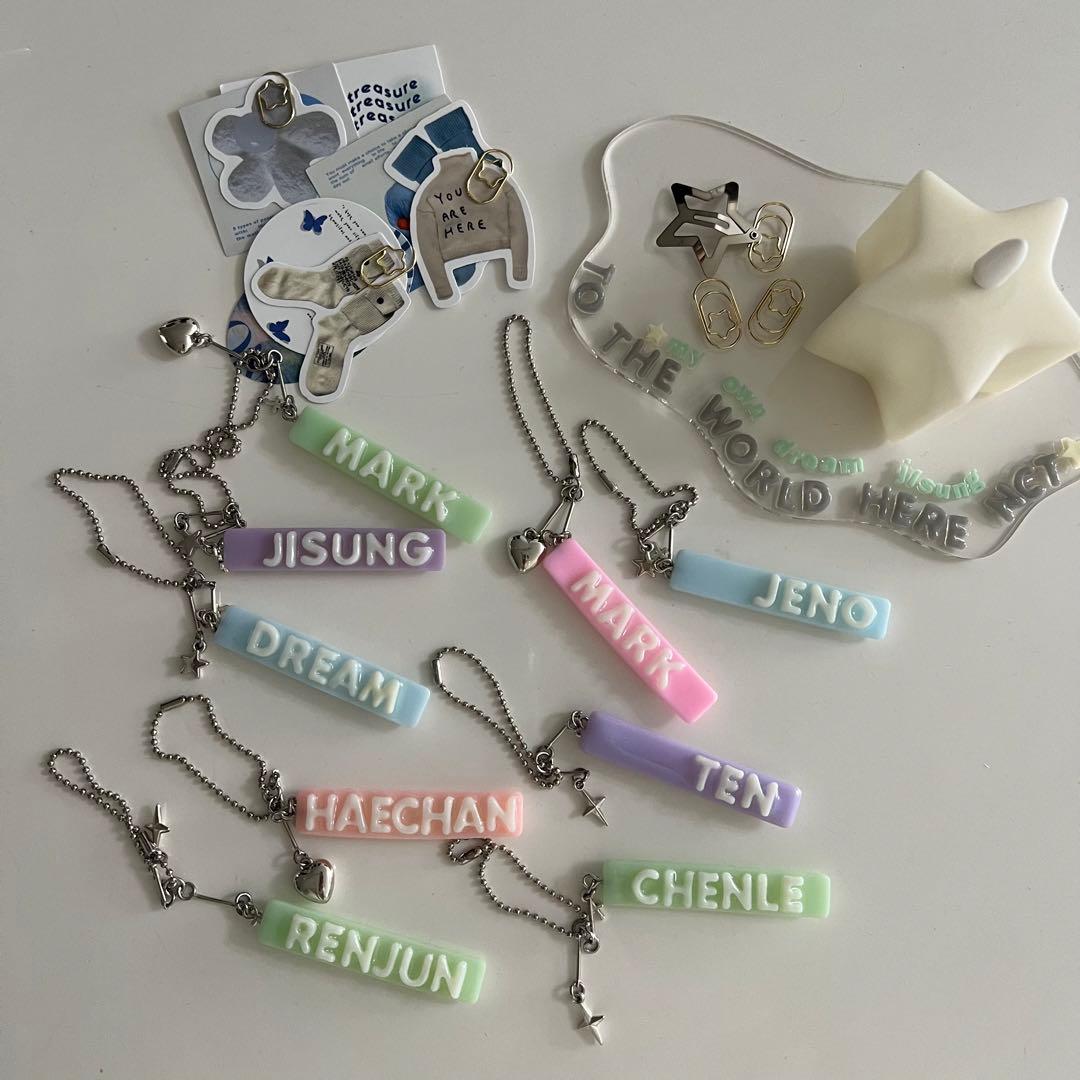 オーダー　ミニタグ　名前入れ　文字入れ　タグ　NCT チソンくん　ペンライト