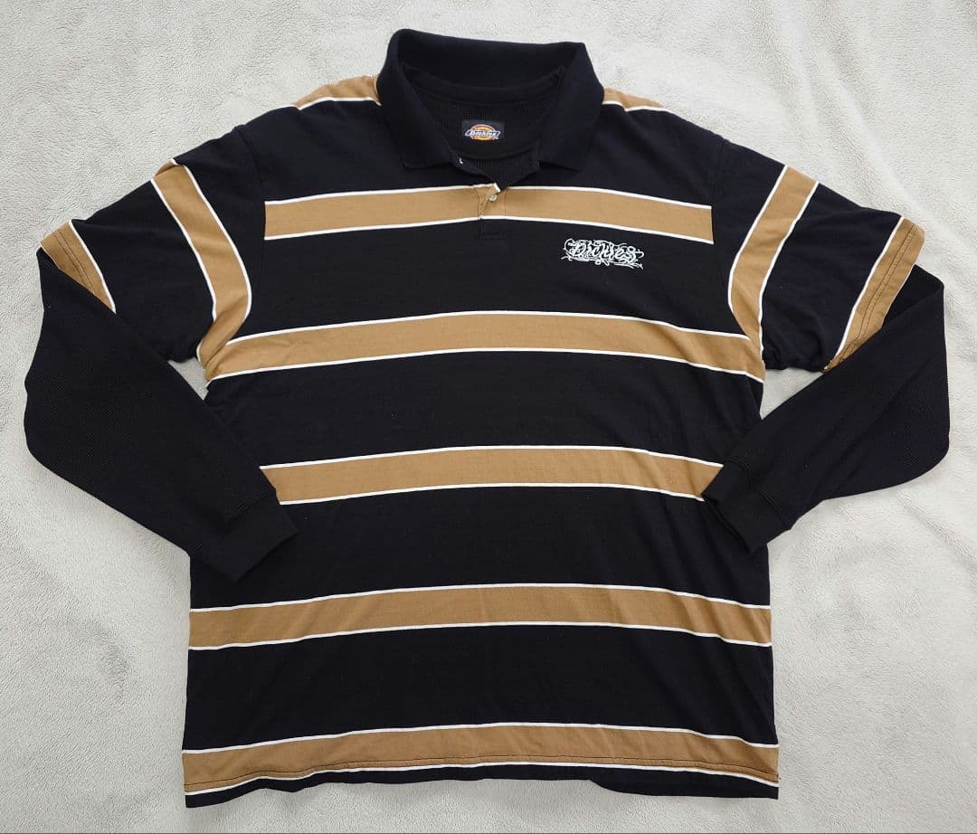 トップス Supreme Dickies Thermal Polo Black L