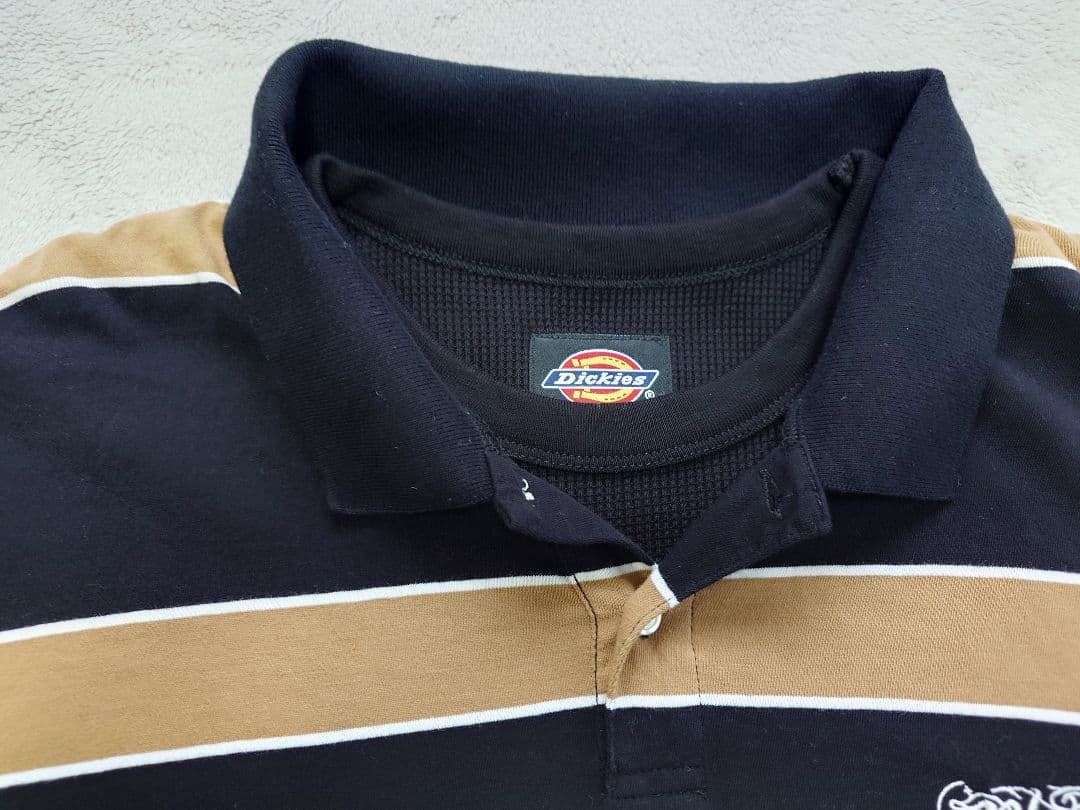 トップス Supreme Dickies Thermal Polo Black L