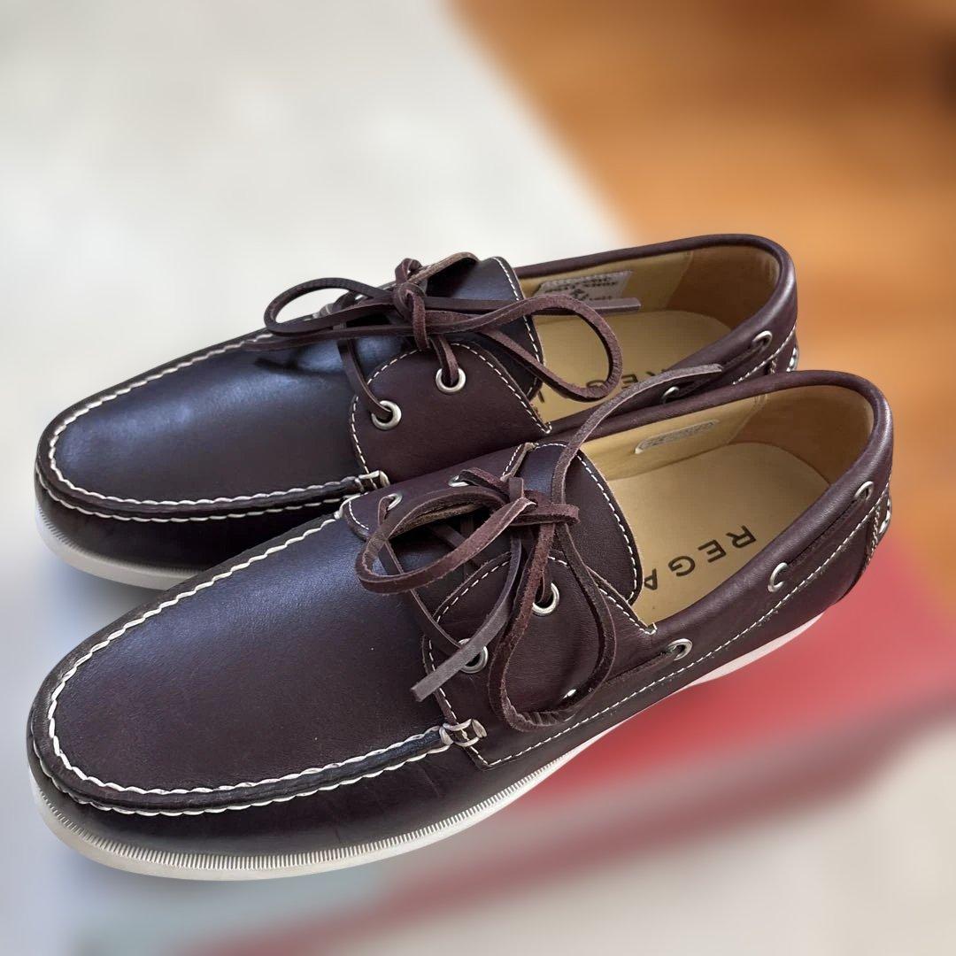 REGAL ダークブラウン デッキシューズ 25.5cm