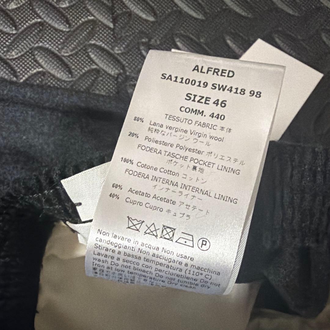 ＜CELLAR DOOR＞ALFRED/ウール ポリエステル イージーパンツ