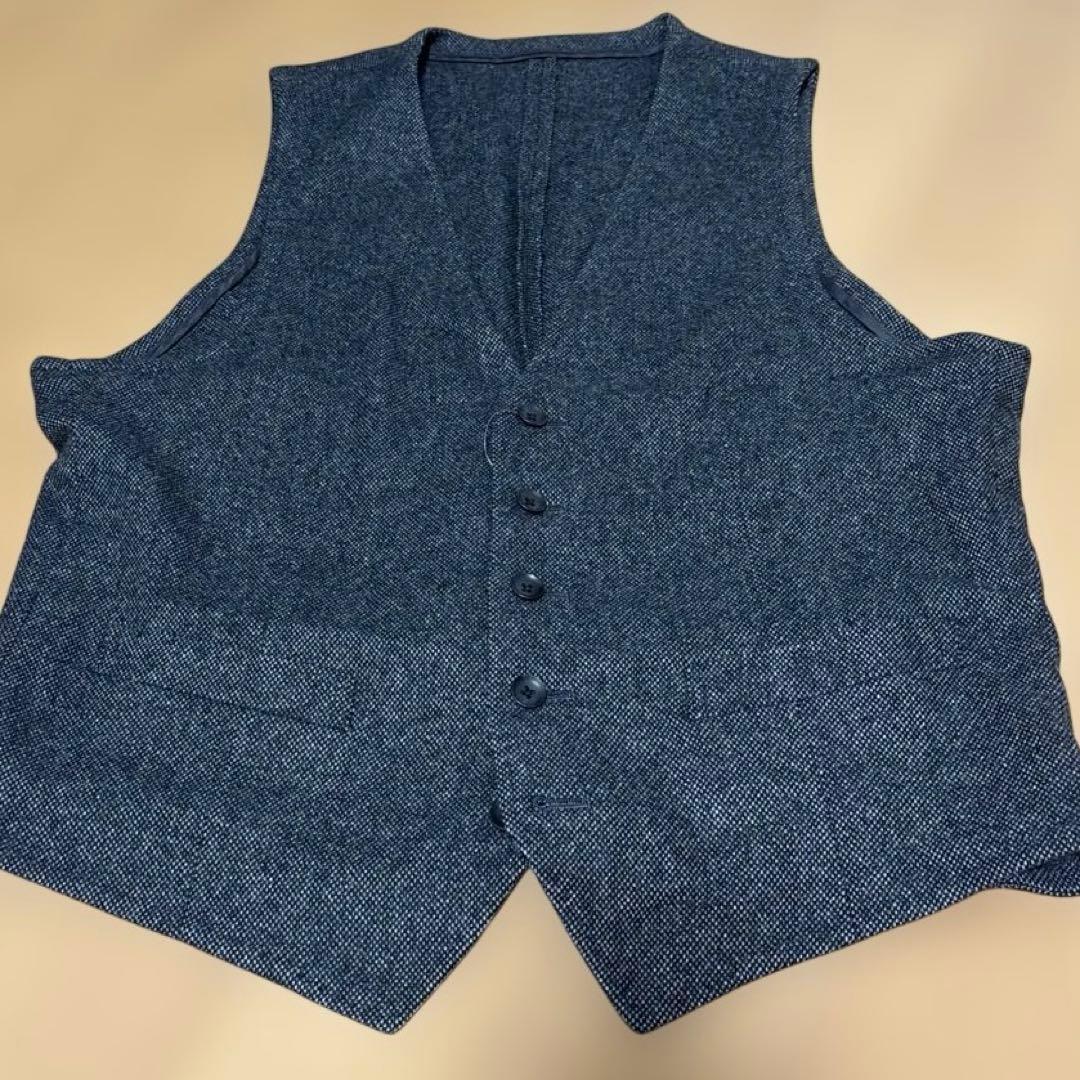 D'or HOMME ３ピーススーツ ツイード素材