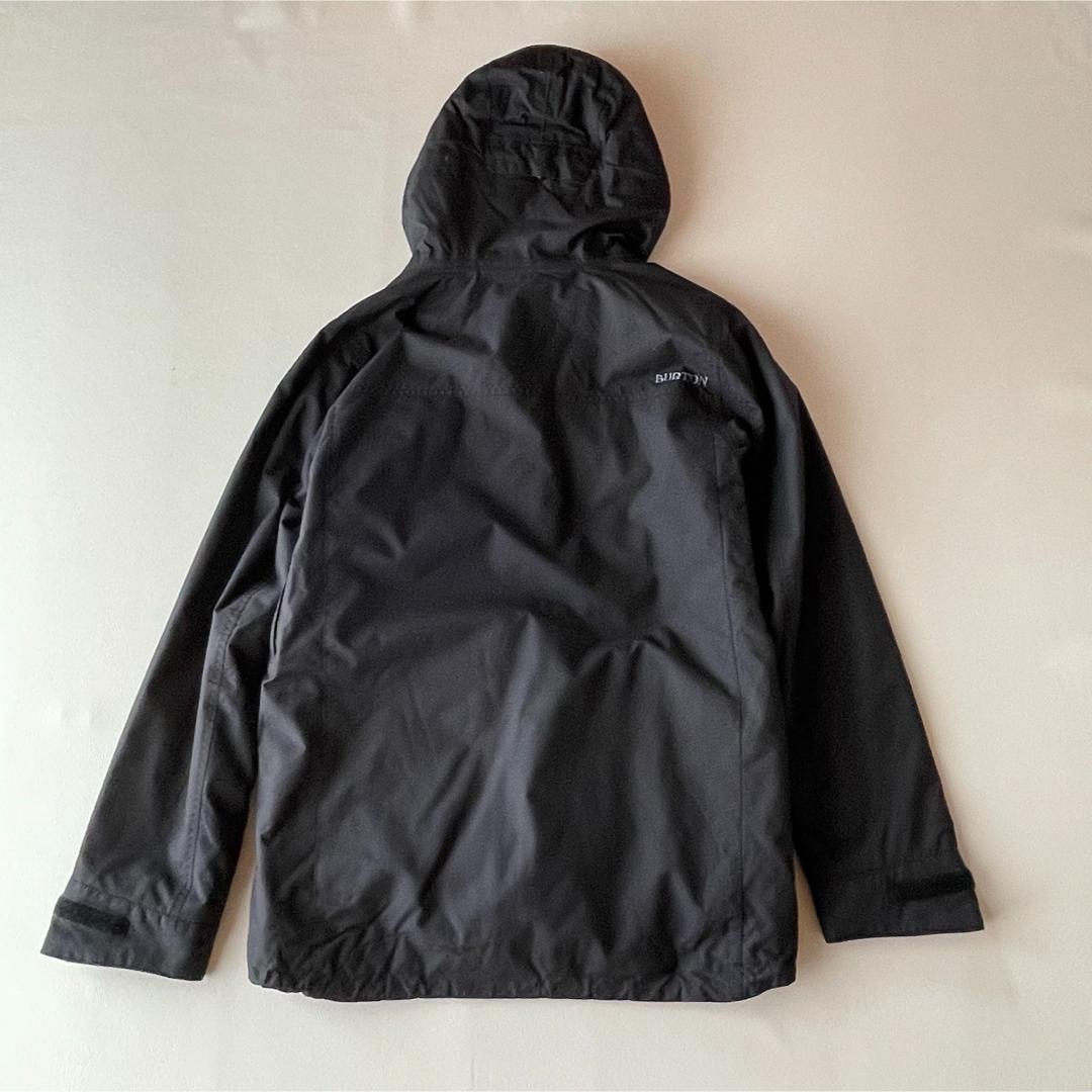 5481【美品】バートン　ジャケット メンズ 中綿入り 無地 黒 サーモライト