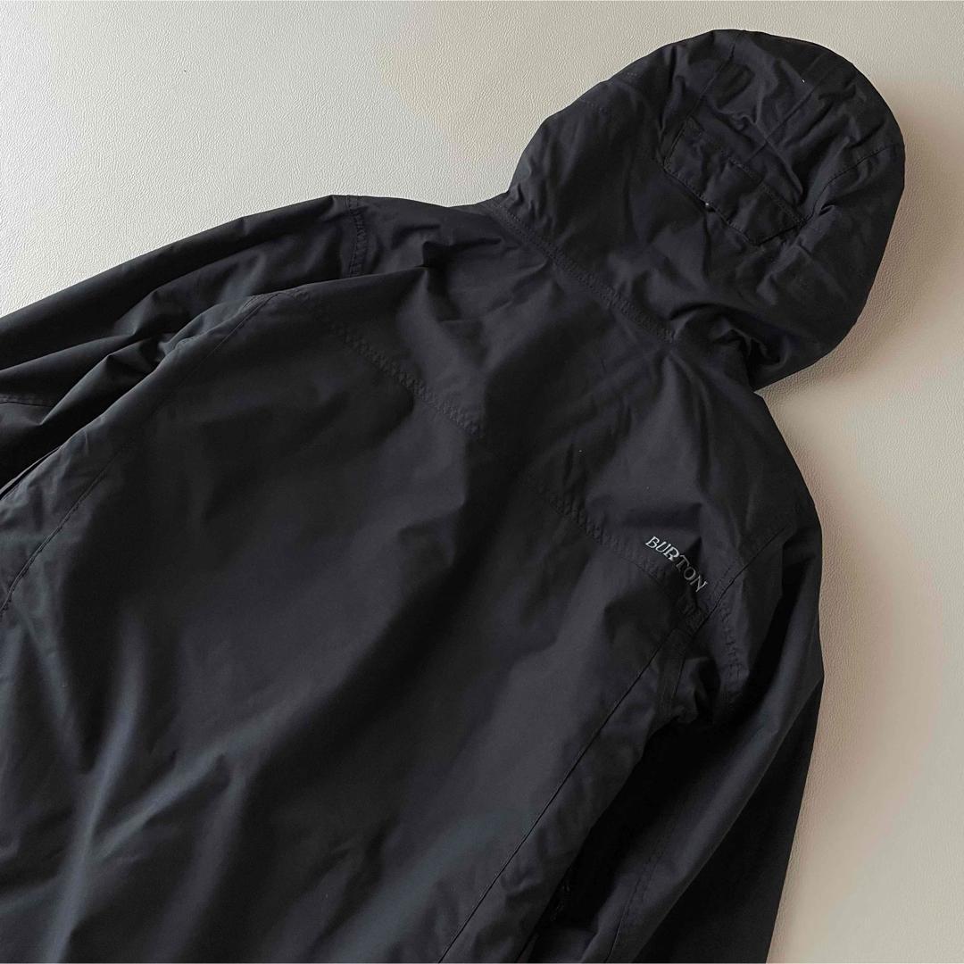 5481【美品】バートン　ジャケット メンズ 中綿入り 無地 黒 サーモライト