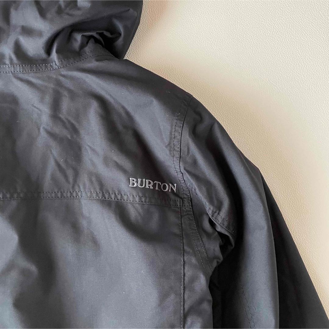 5481【美品】バートン　ジャケット メンズ 中綿入り 無地 黒 サーモライト