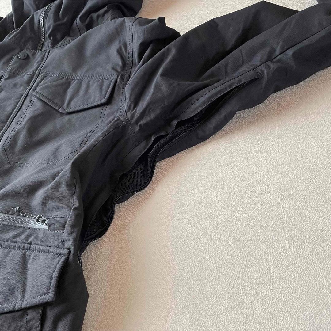 5481【美品】バートン　ジャケット メンズ 中綿入り 無地 黒 サーモライト