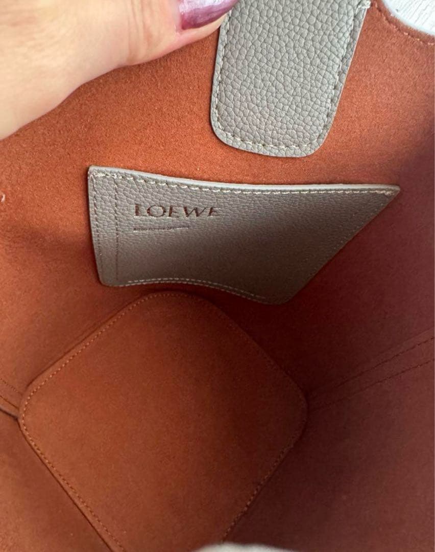新品未使用⭐︎LOEWEペブルバケットミニショルダーハンドバッグ