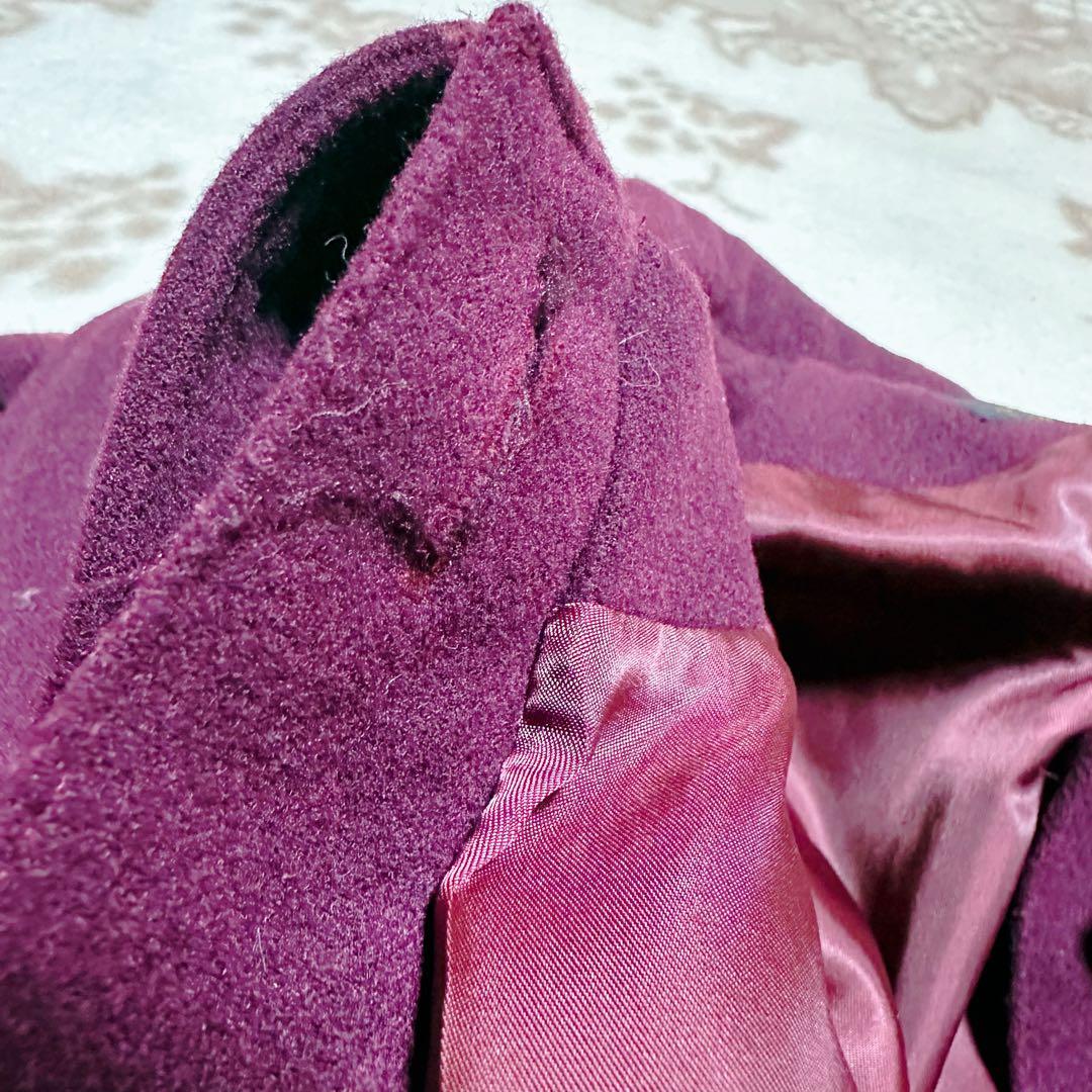 Alice and the Pirates フェザーローズ刺繍 ウール コート