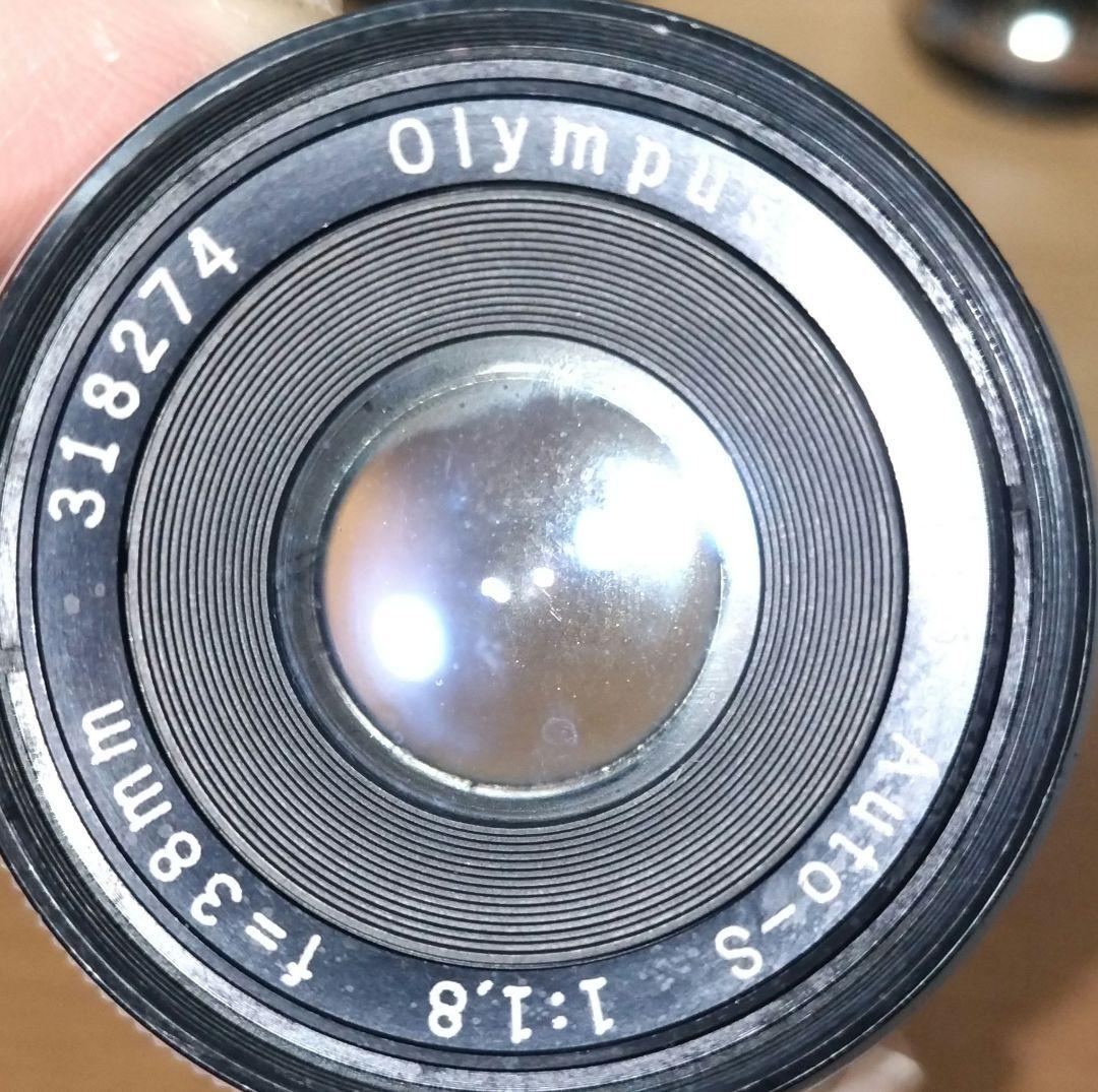 外観美品　オリンパス PEN FT シャッター、露出計動作品　レンズ2個セット