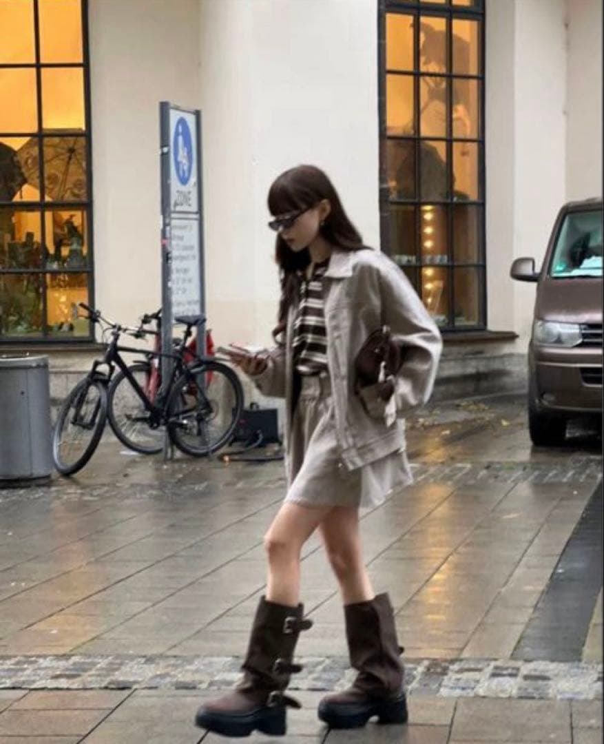 THETOE Olympia Denim Jacket Sサイズ　brown