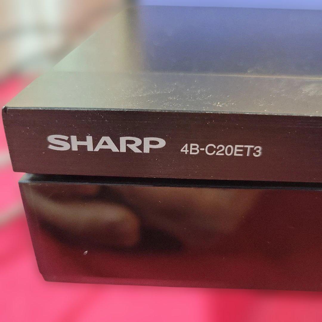 SHARP 4B-C20ET3 4K ブルーレイレコーダー2023年製動作品