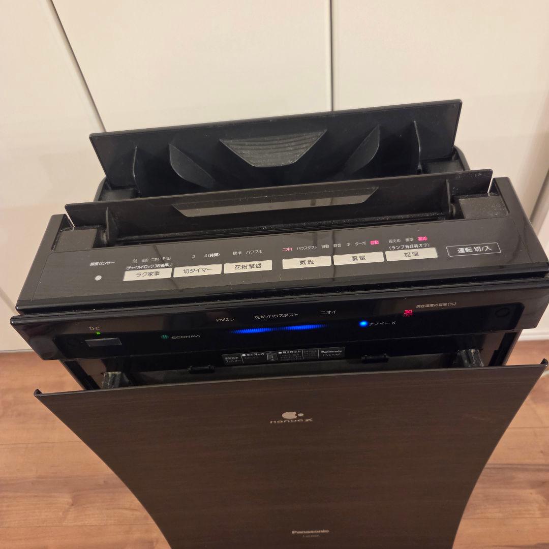 Panasonic ナノイーX 加湿空気清浄機 ブラック F-VC70XP